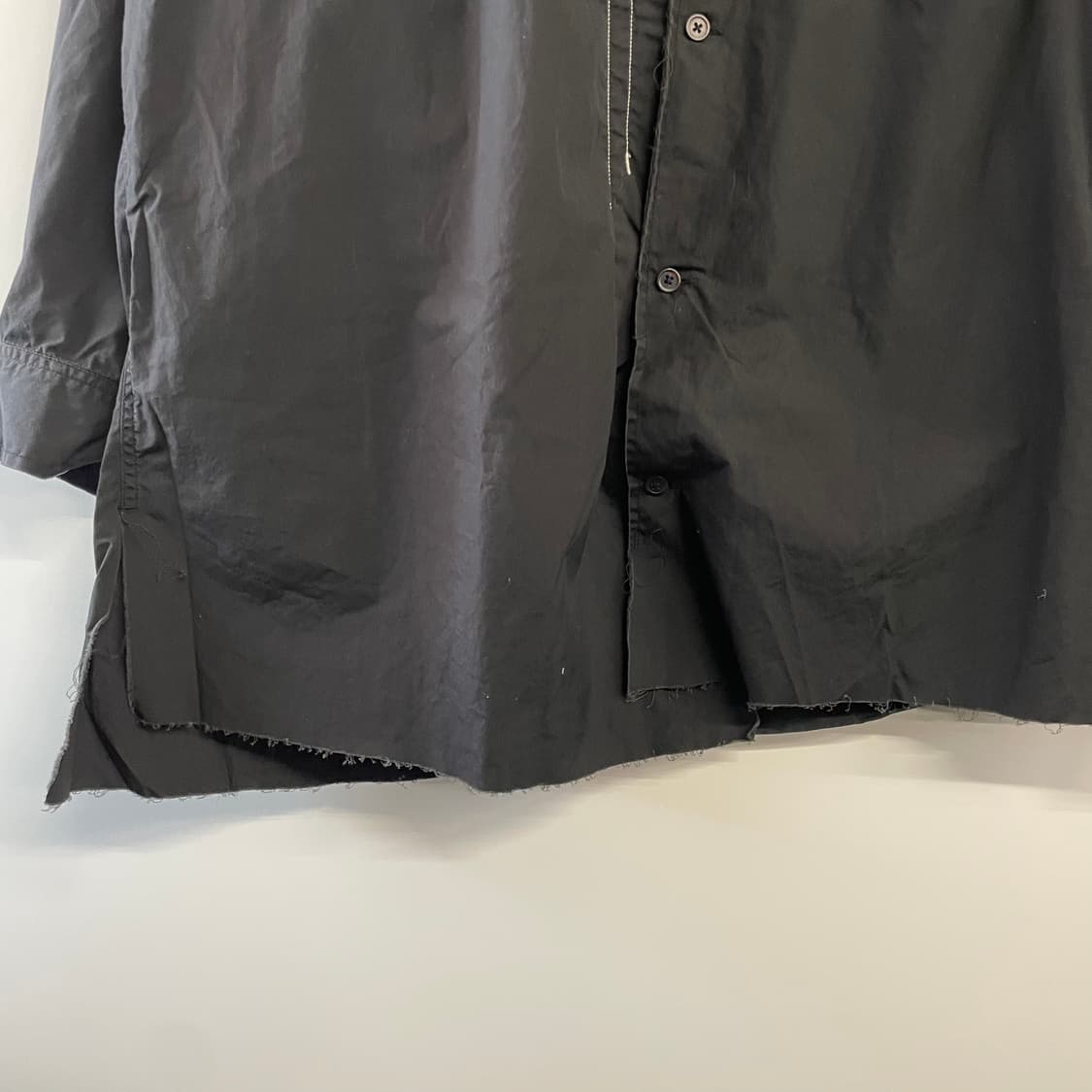 설밤 컷오프 디테일 셔츠 상품이미지4