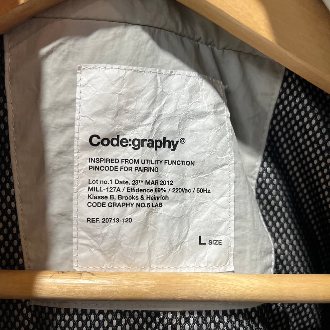 코드그라피 패딩 점퍼 상품이미지3