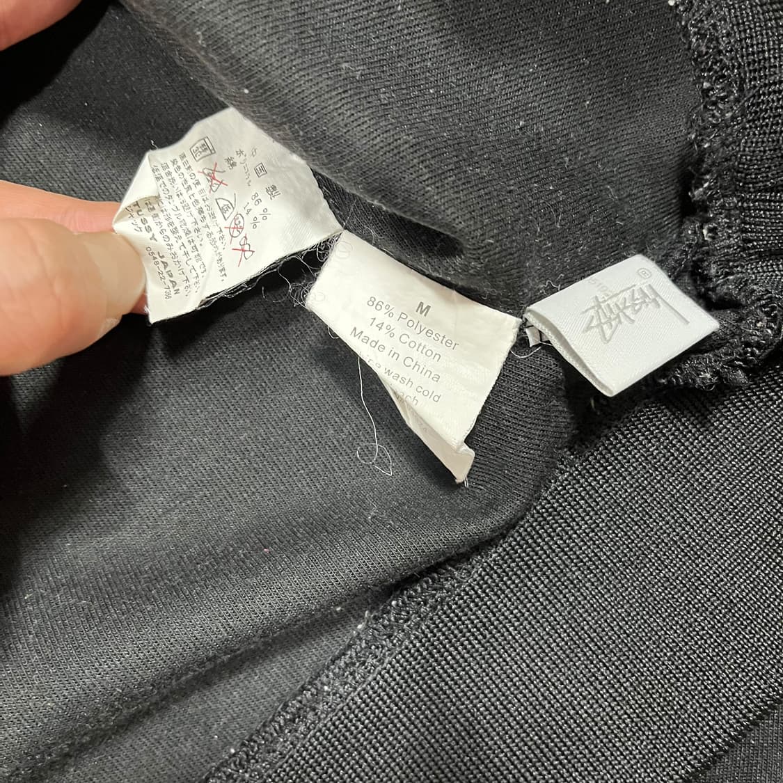 스투시 모크넥 스포티 우먼 다크 트랙 탑 상품이미지5