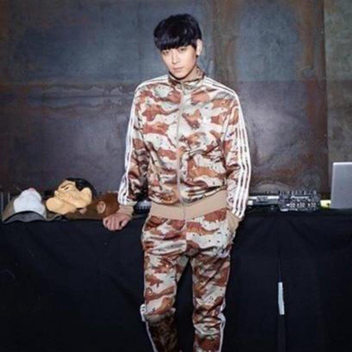 아디다스 파이어버드 카모 트랙탑 강동원 자켓 (M) 상품이미지4