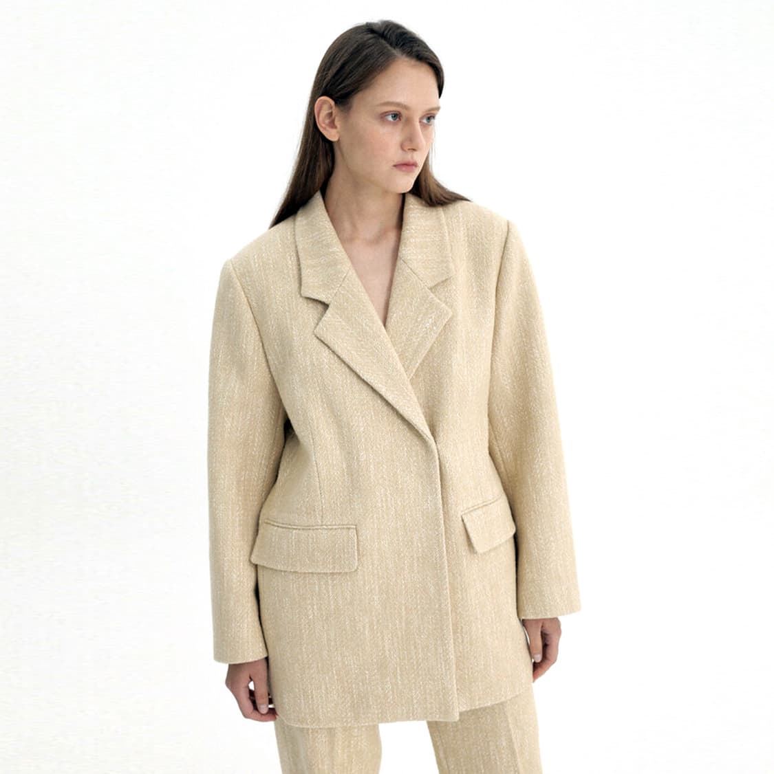 유아이제이아이(UIJI) 울 블렌드 슈트자켓 프리사이즈 상품이미지1