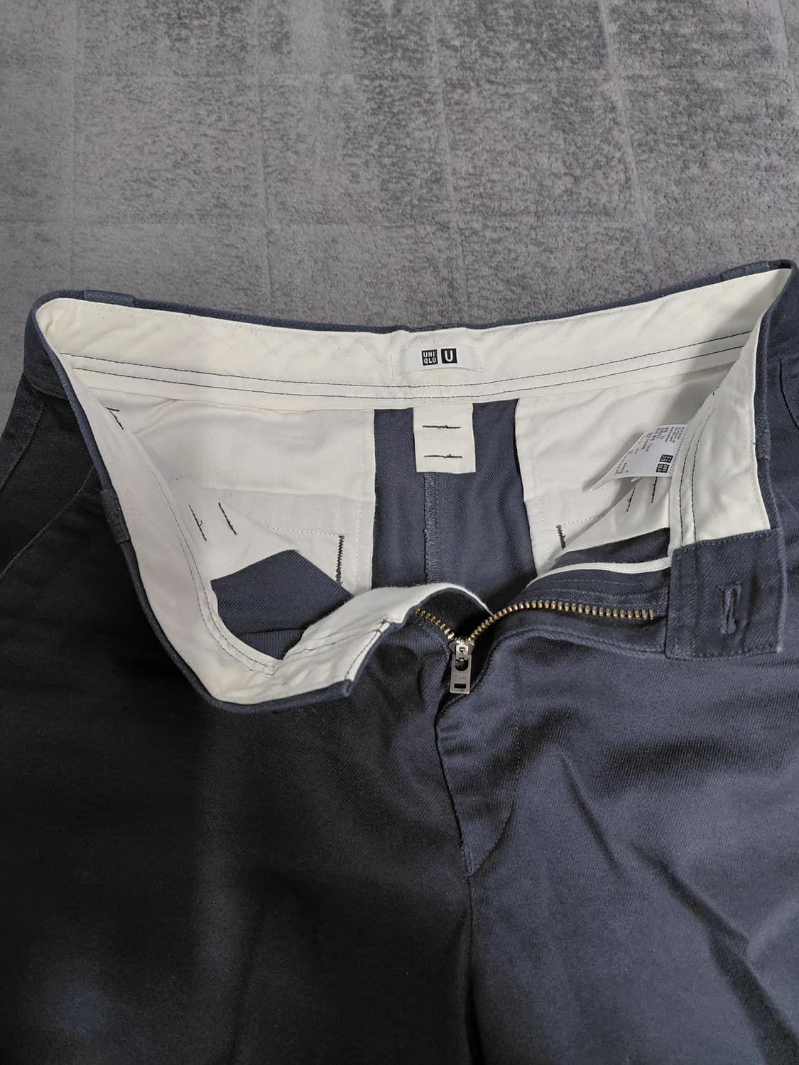 유니클로 U르메르 와이드핏 치노팬츠 73 상품이미지5