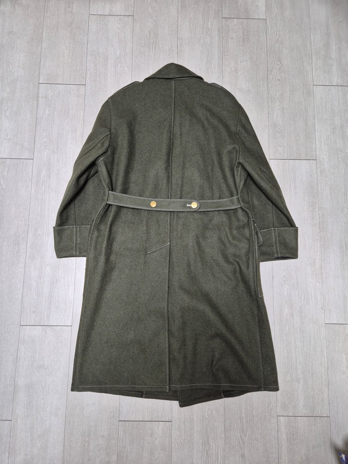 80s 장 폴 고티에 밀리터리 울 코트 상품이미지7