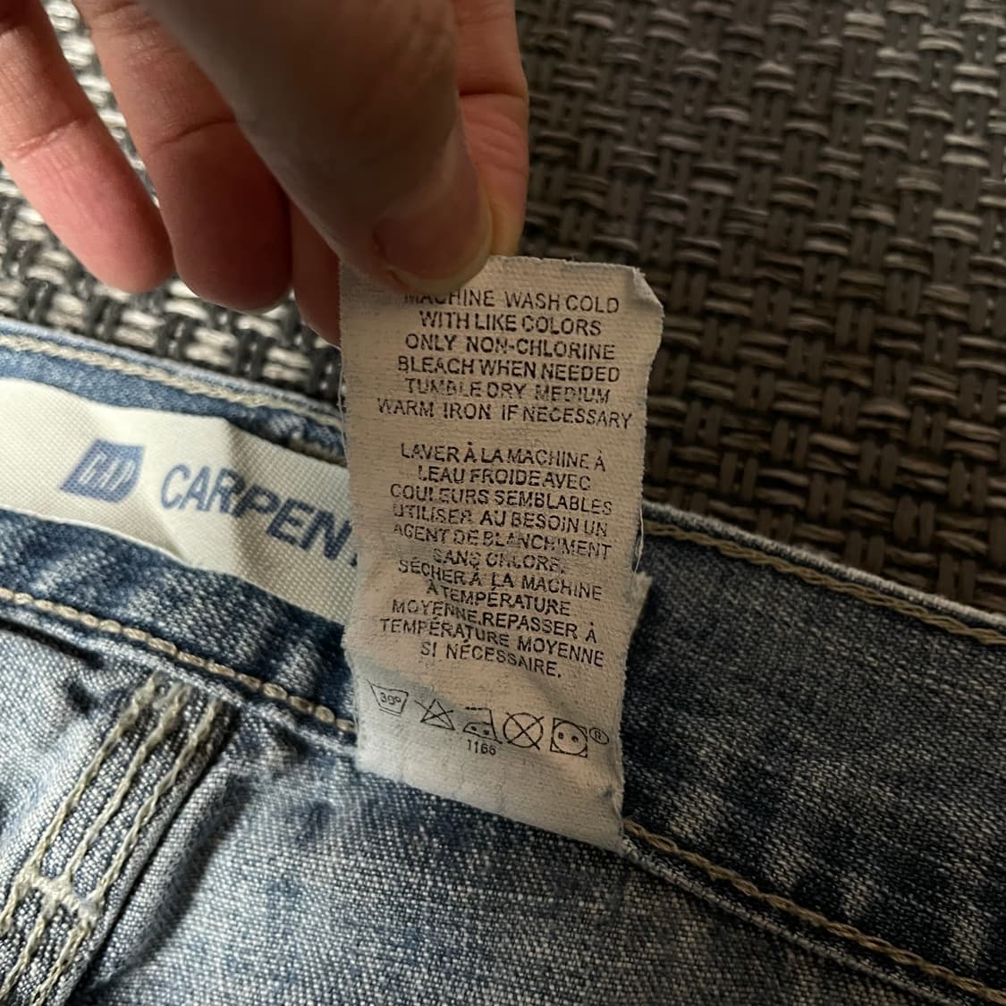 (30) GAP 갭 연청 백카펜터 데님 팬츠 상품이미지5