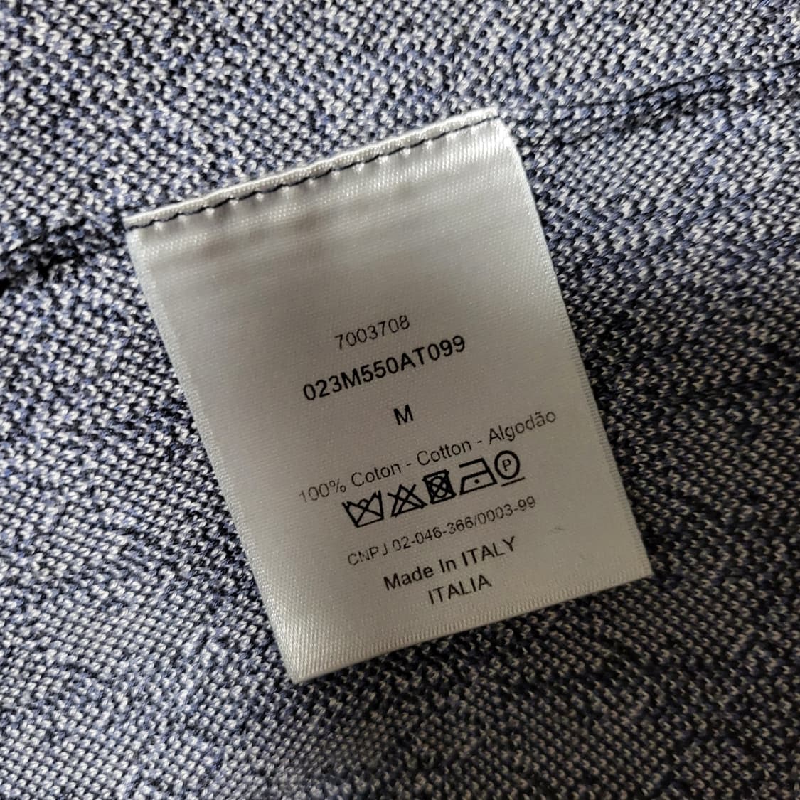 디올 오블리크 오버셔츠 M 상품이미지4