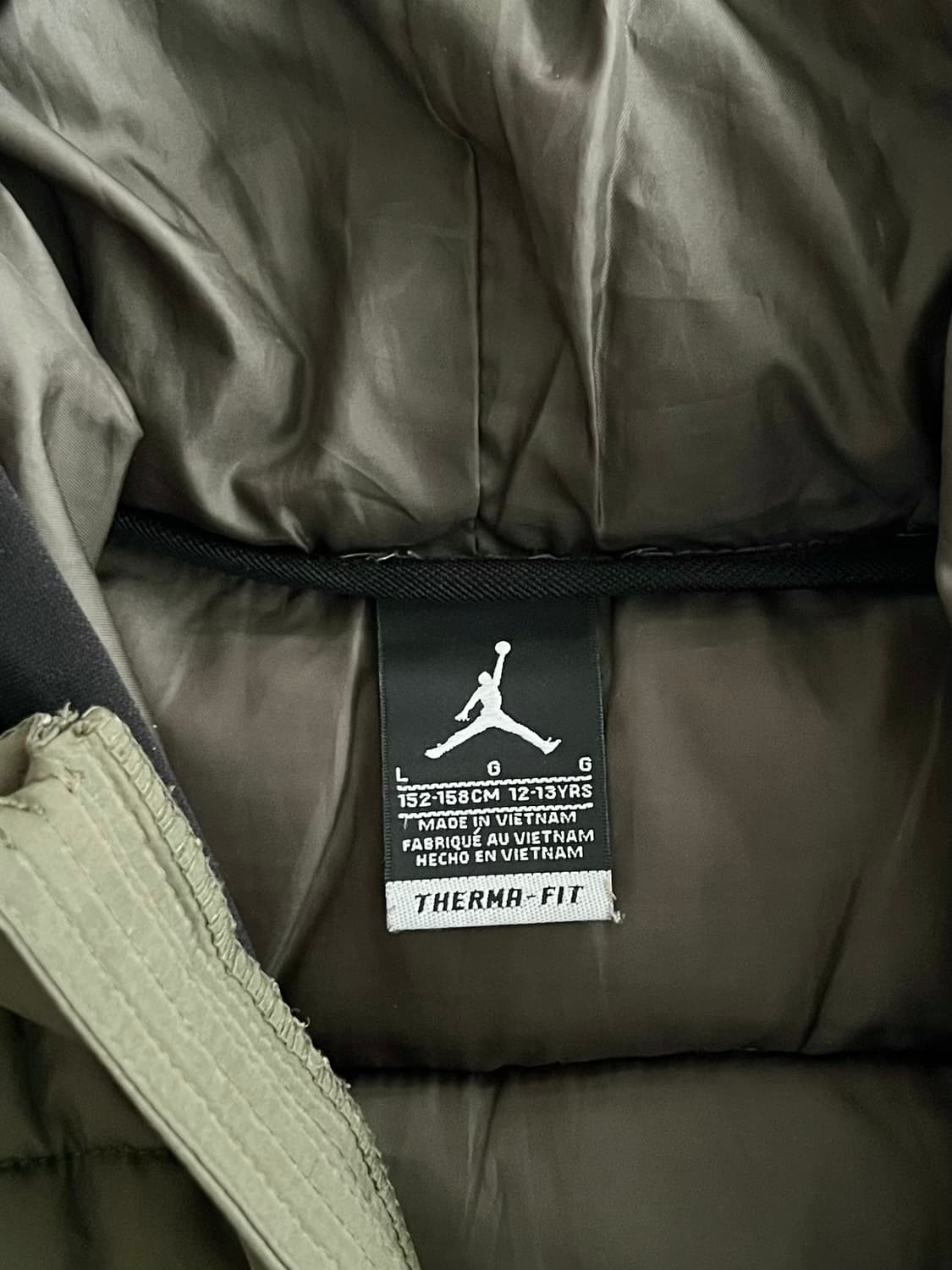 L) 12-13y 조던 키즈 경량 패딩 점퍼 상품이미지4