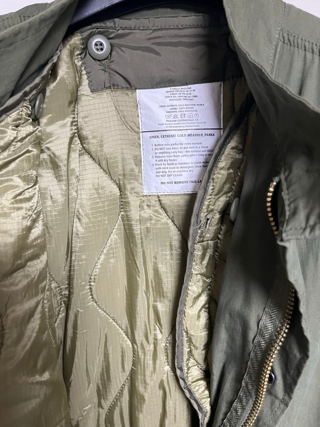 밀텍 m-65자켓 (개파카) 상품이미지3