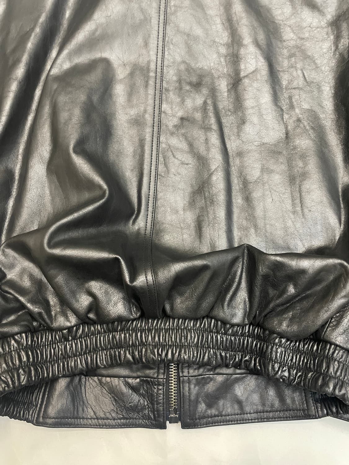 렉토 빈티지 크랙 레더 자켓 새상품 상품이미지10