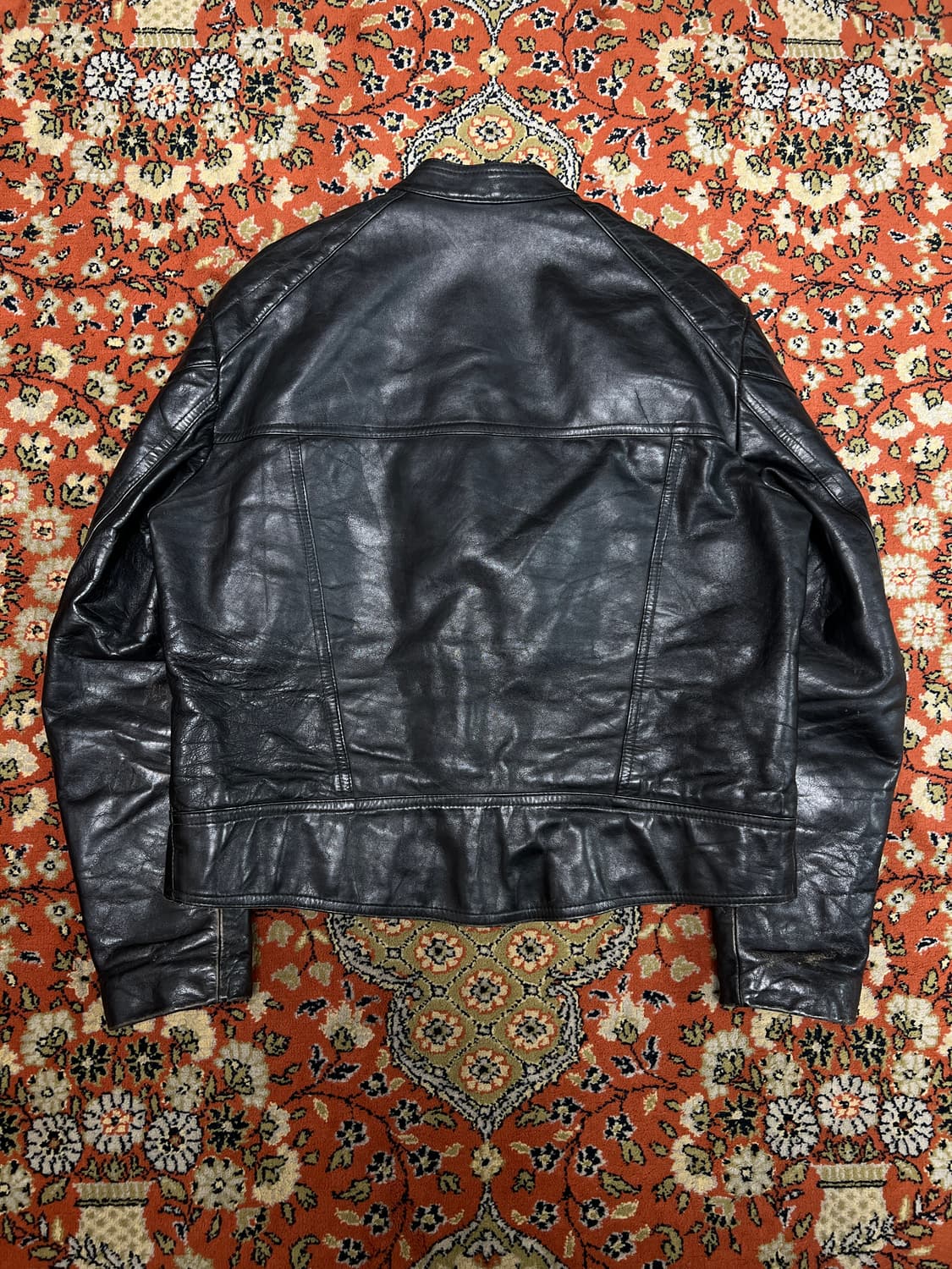 [52] HARRO 독일 빈티지 리얼레더 모터사이클 라이더자켓 상품이미지2