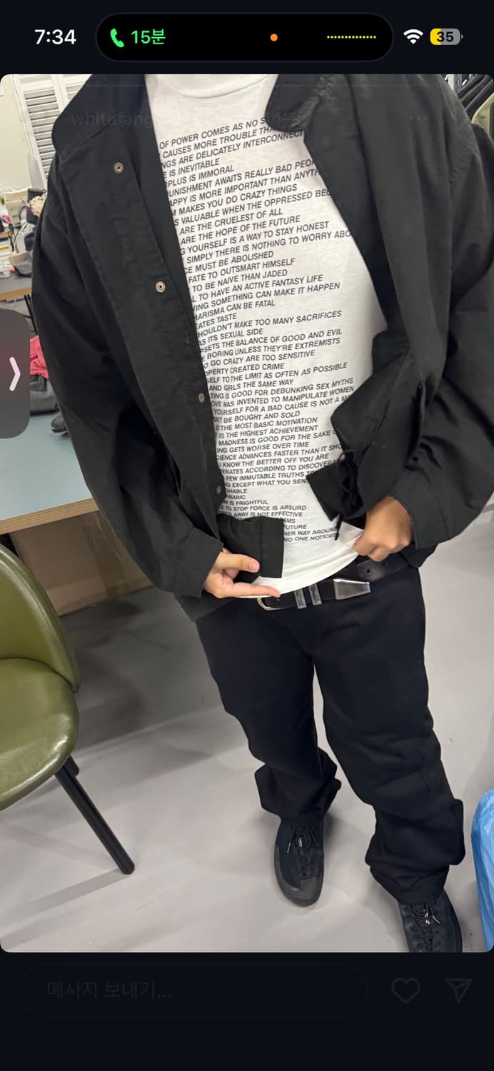 [유일매물] 빌리지 PM 1PM / VILLAGE PM 1PM 올블랙 상품이미지7