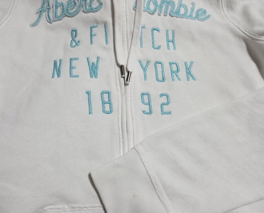 아베크롬비 A&F New York 화이트 파스텔 후드집업
 상품이미지6