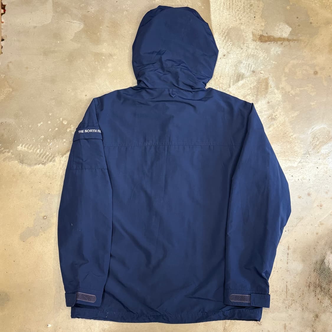 100 노스페이스 암포켓 네이비 바람막이 상품이미지3