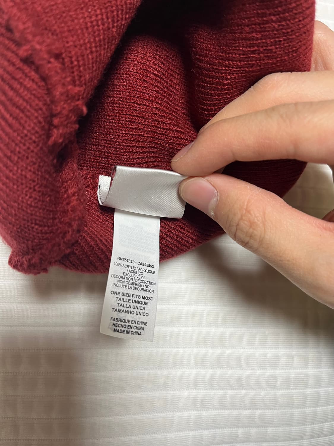 [OS] 슈프림 나이키 버건디 비니 상품이미지4