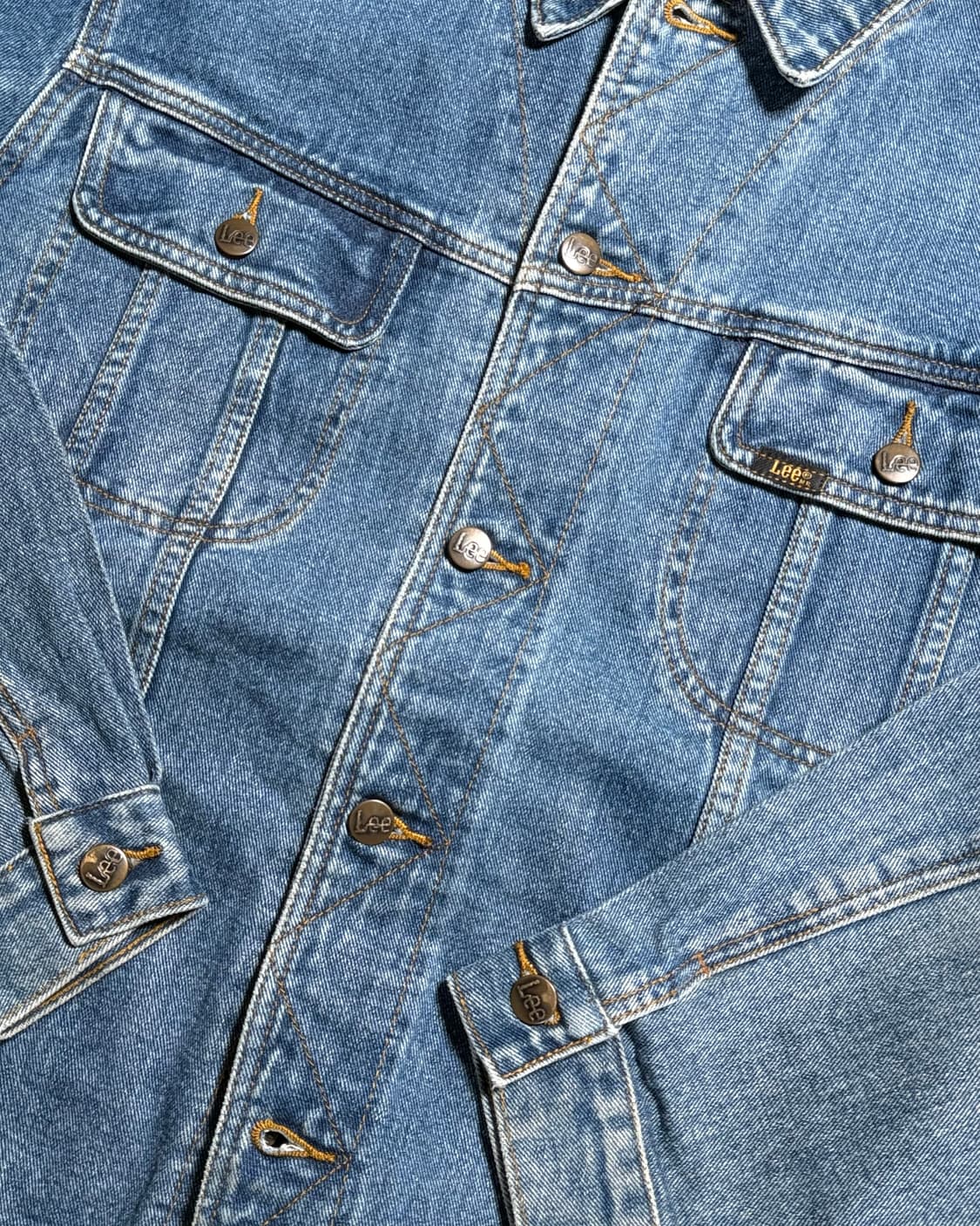 90-00’s Lee 데님 트러커 자켓 XL 상품이미지4