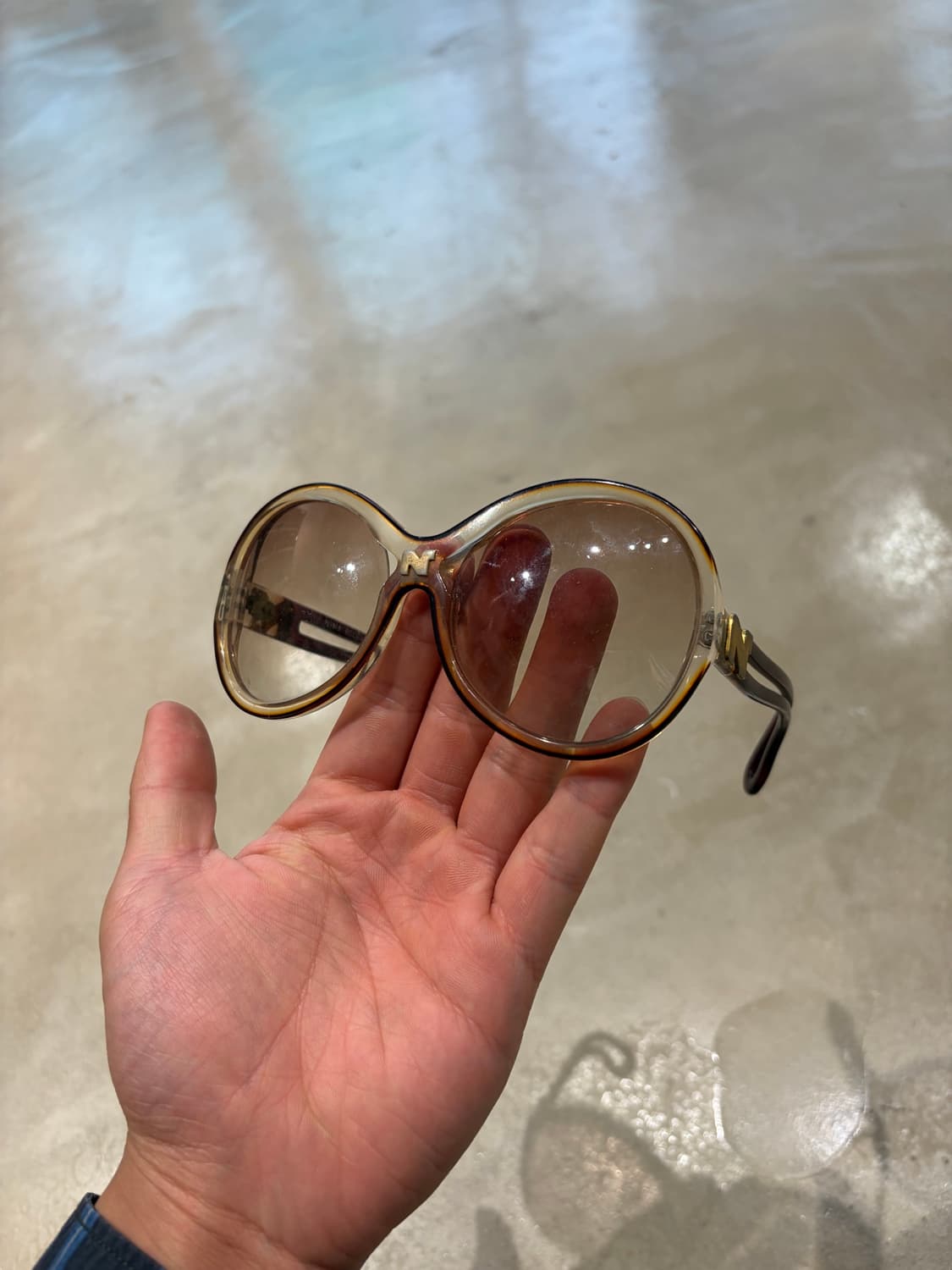 70s NINA RICCI  Butterfly Sunglasses 상품이미지2