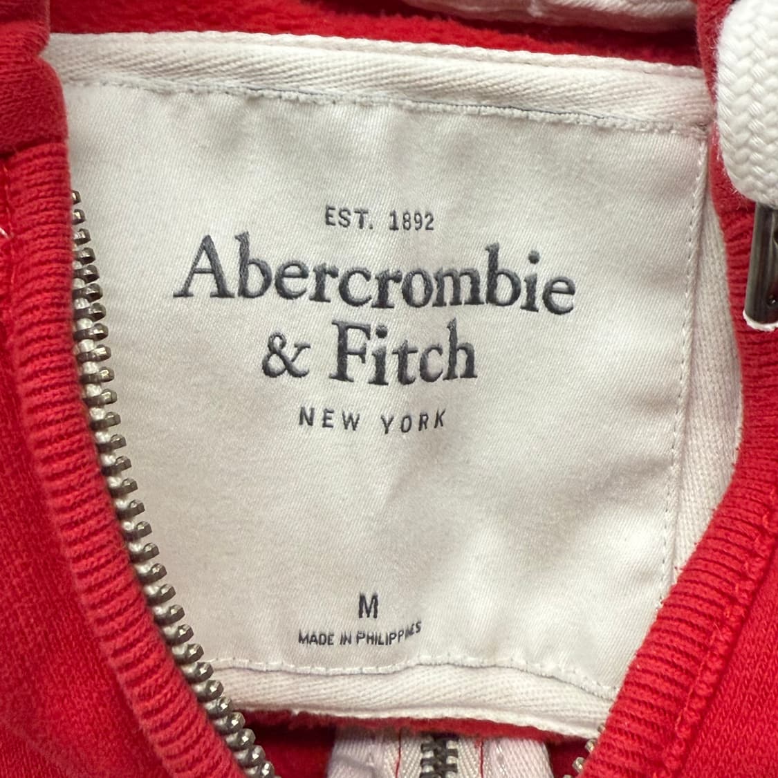 아베크롬비 레드 후드집업 상품이미지5