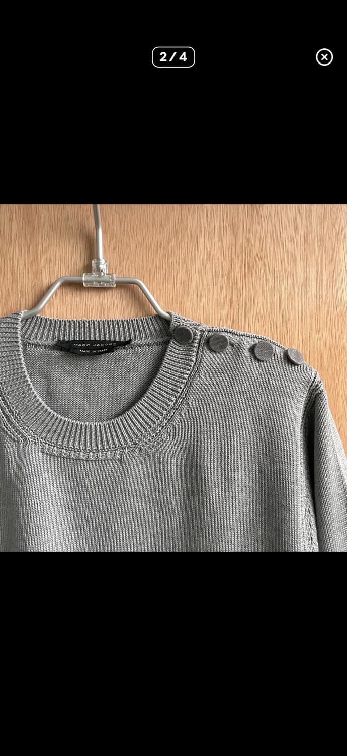 마크 제이콥스 숄더 버튼 니트 상품이미지2