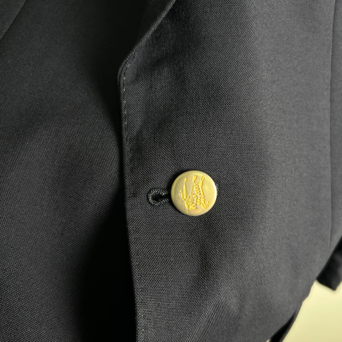 버버리 빈티지 네이비 울 금장 블레이저  상품이미지6