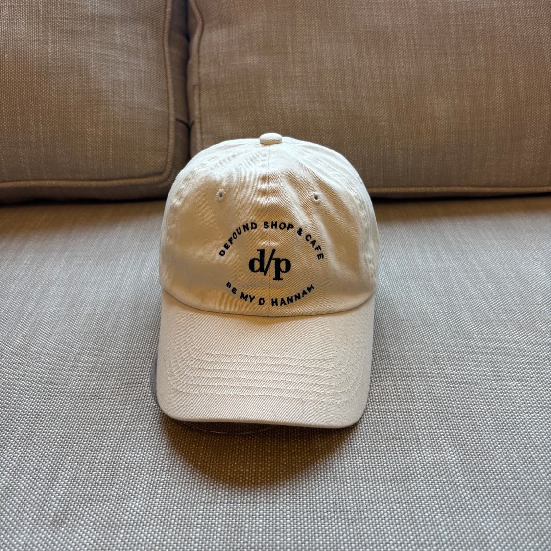 드파운드 샵 앤 카페 볼캡 아이보리 상품이미지2