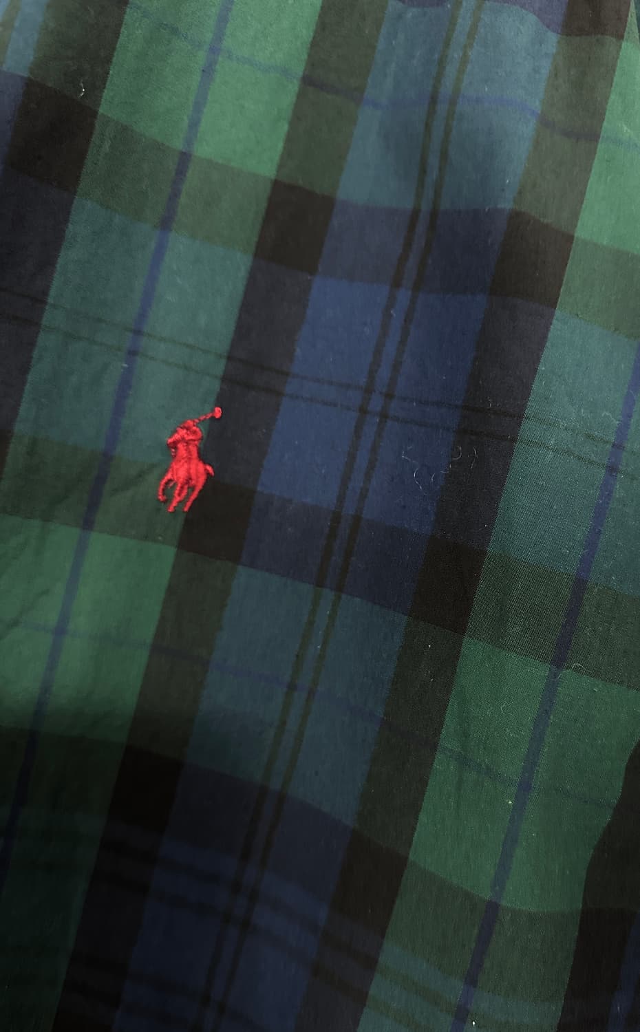 폴로랄프로렌 체크 반팔셔츠 상품이미지5