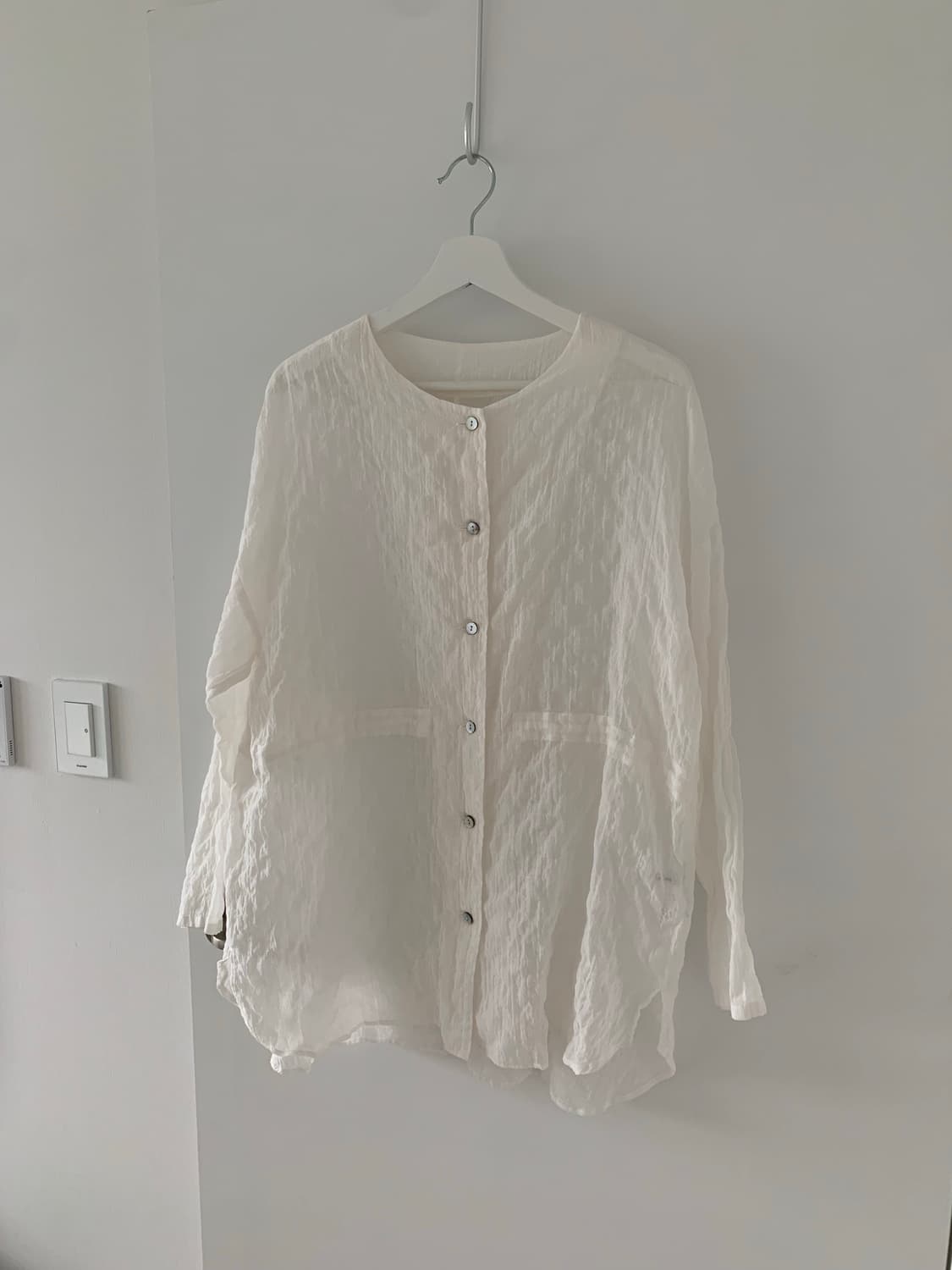 아이보리 라운드 자켓 상품이미지1