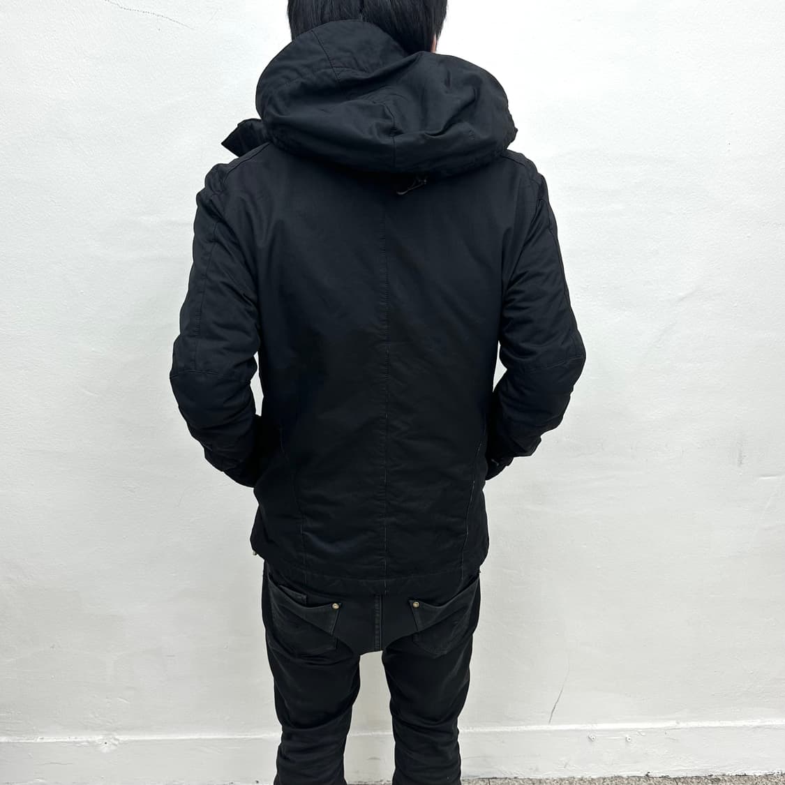 Civilized coated hood curved jacket 상품이미지3