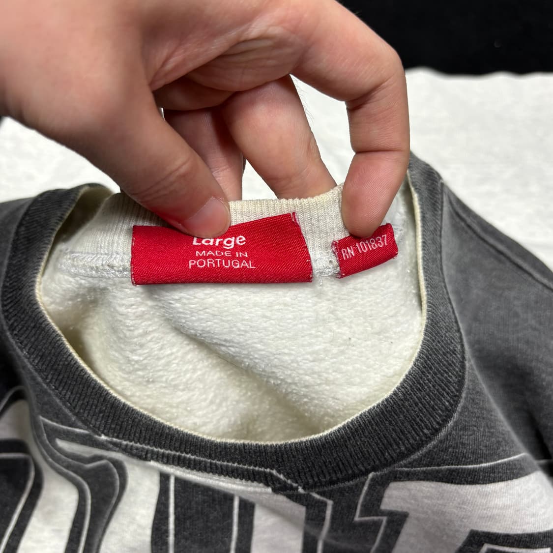 L 슈프림 SUPREME 빅 아치로고 크루넥 맨투맨 상품이미지5