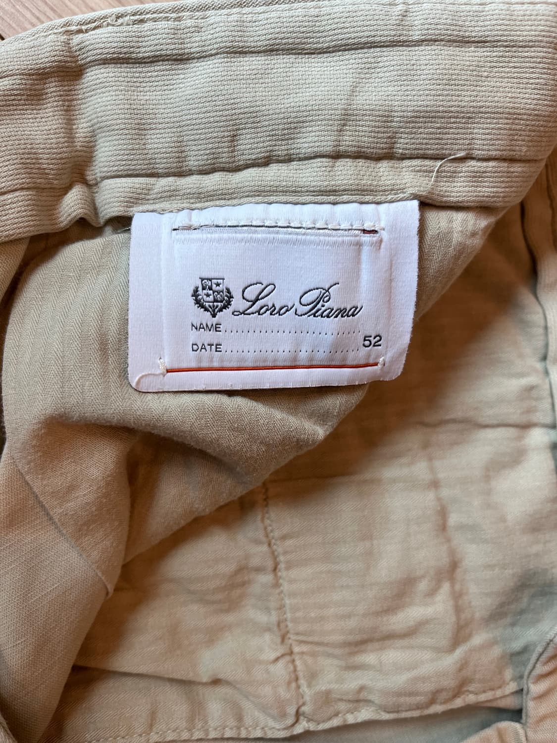 로로피아나 남성 면/린넨 혼방 바지 52(34-35인치) 상품이미지7