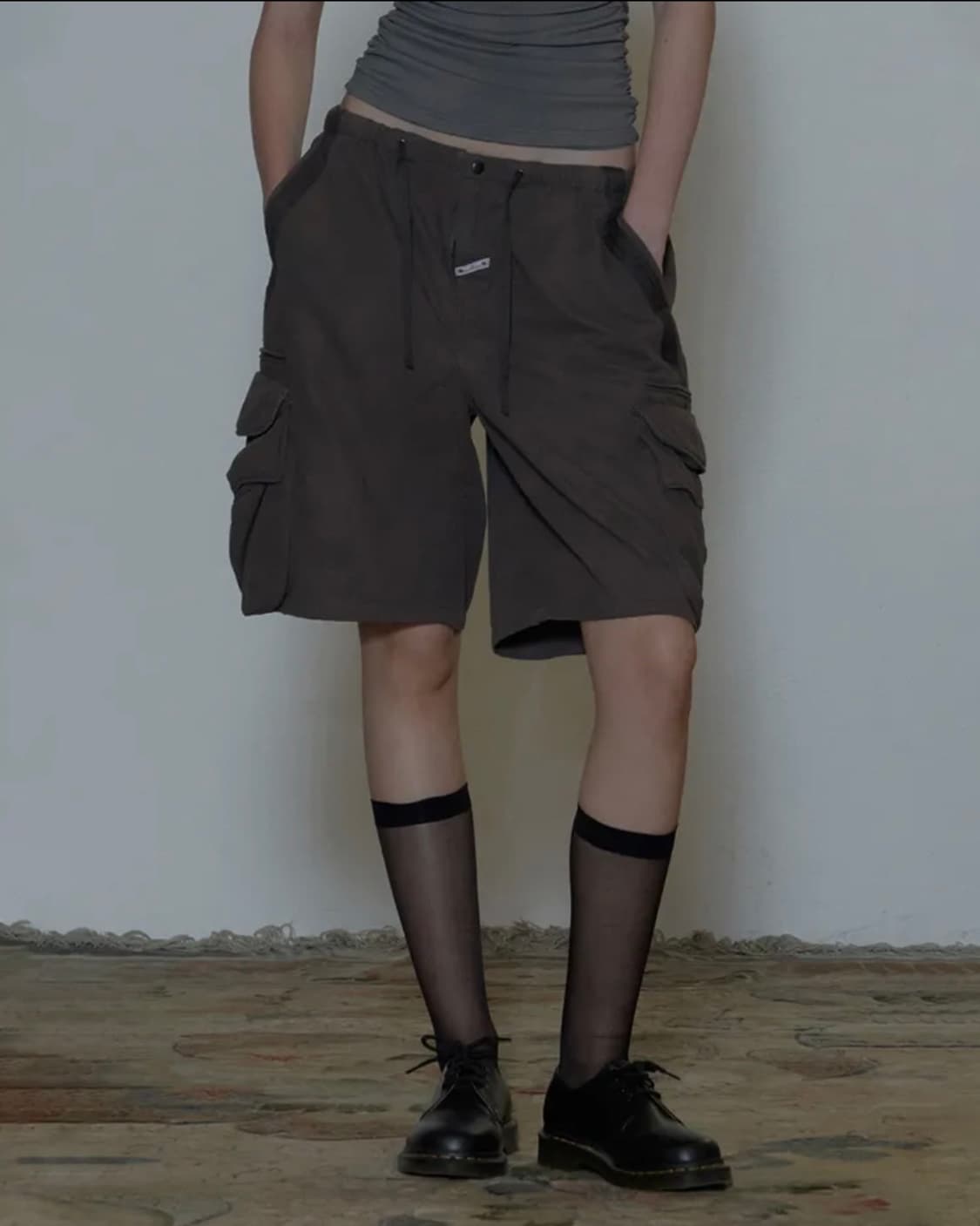 스컬프터 카고 하프 팬츠 차콜 XS 상품이미지1