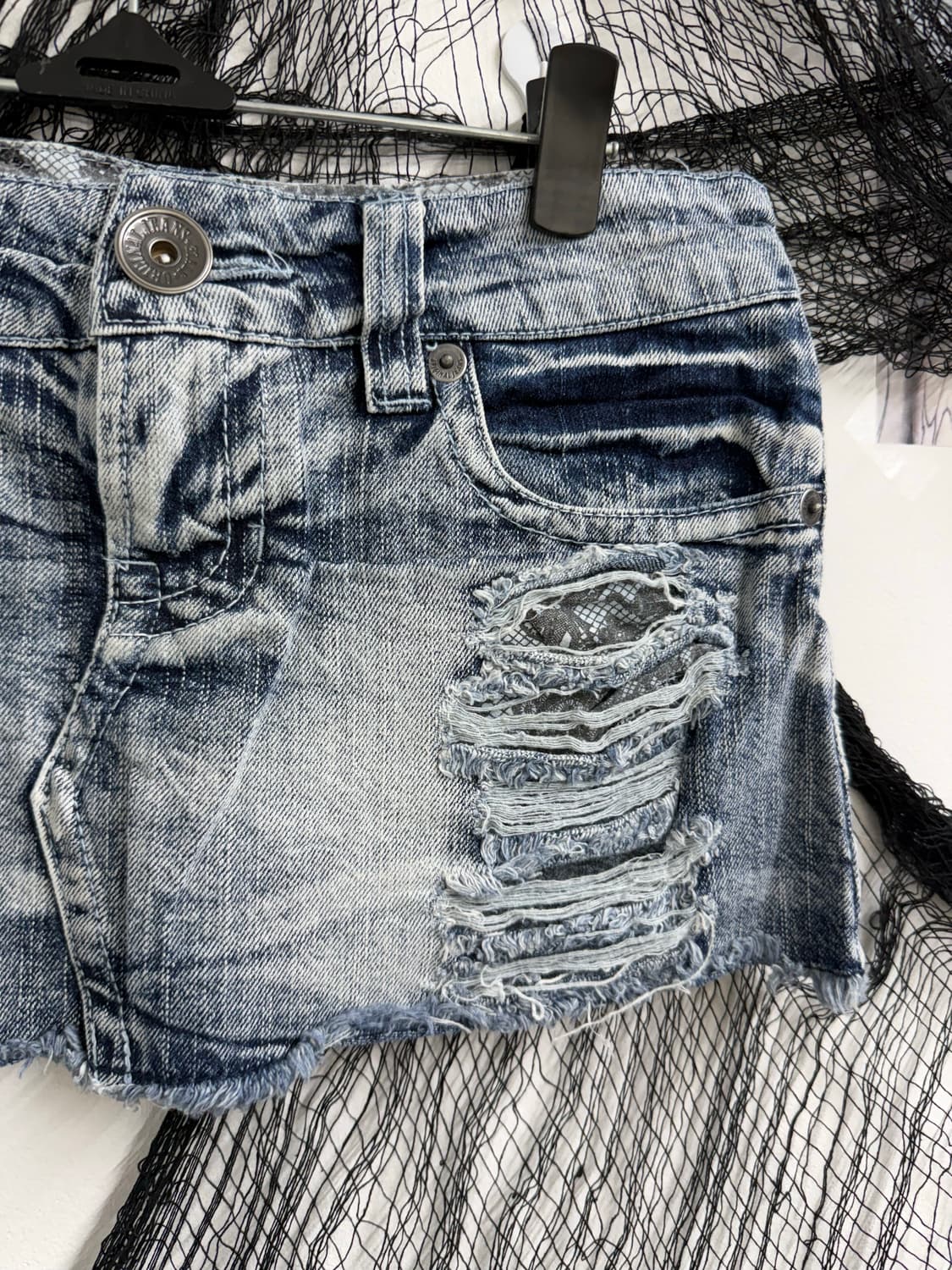 CUSTOMED) denim skirt 청치마 상품이미지3