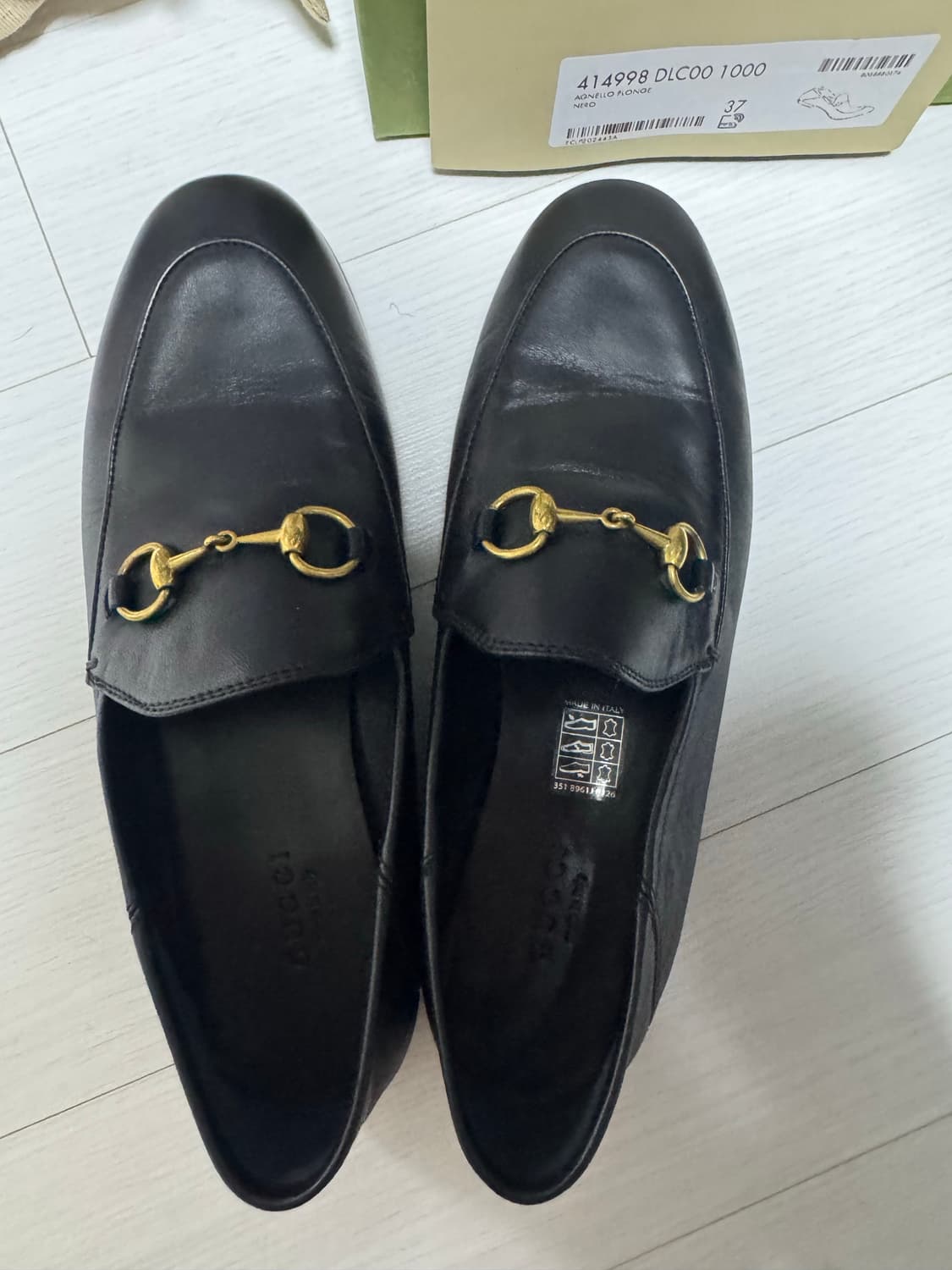 구찌 홀스빗 로퍼 블랙 37 상품이미지4