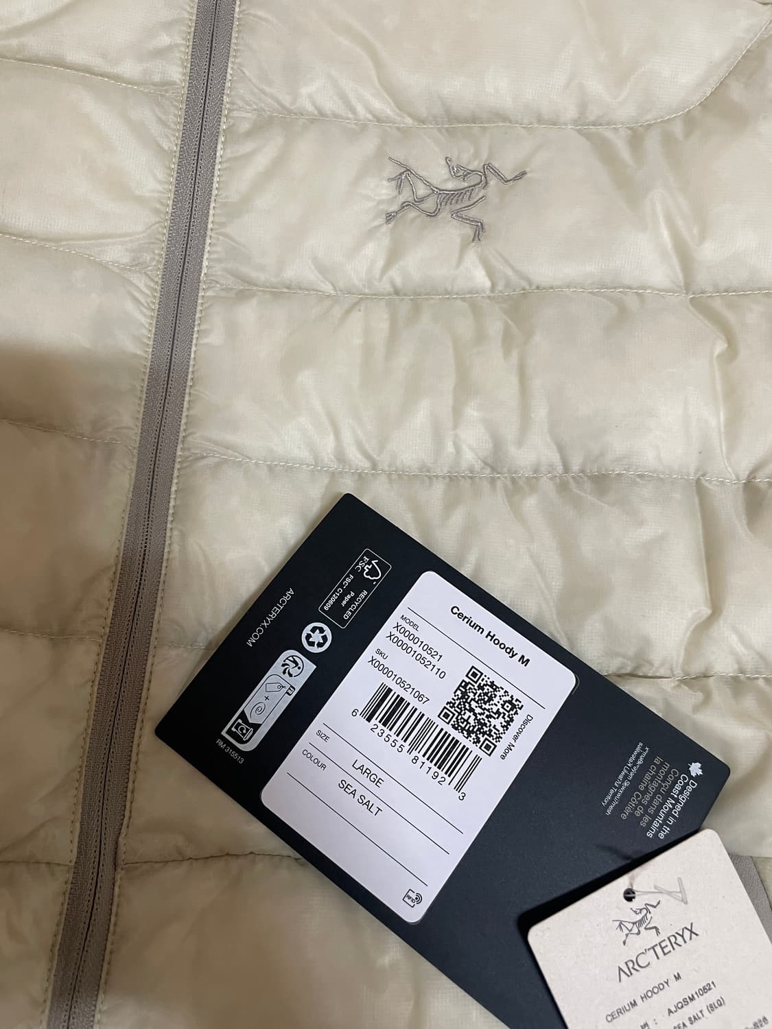 [L] 아크테릭스 세륨 후디 씨솔트 상품이미지1