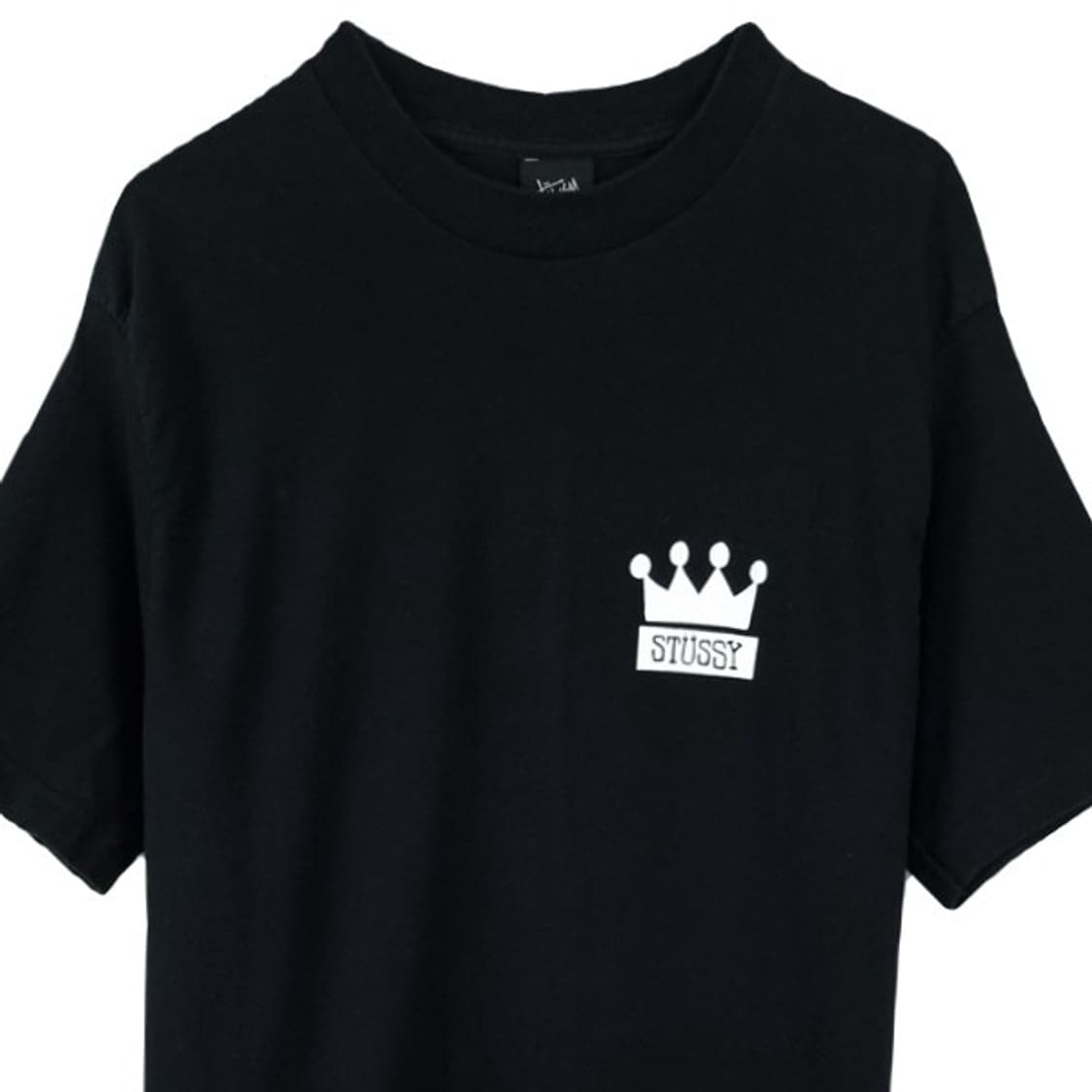 [스투시] 킹 그래픽 프린팅 반팔 원피스 블랙 P01631 상품이미지4