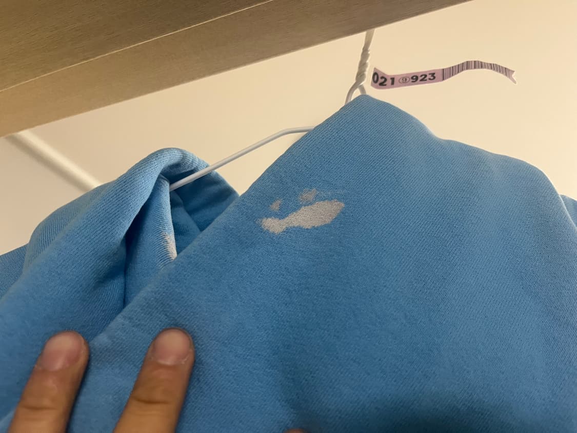 스투시 x CPFM 8볼 피그먼트 다이드 후드 블루 상품이미지5