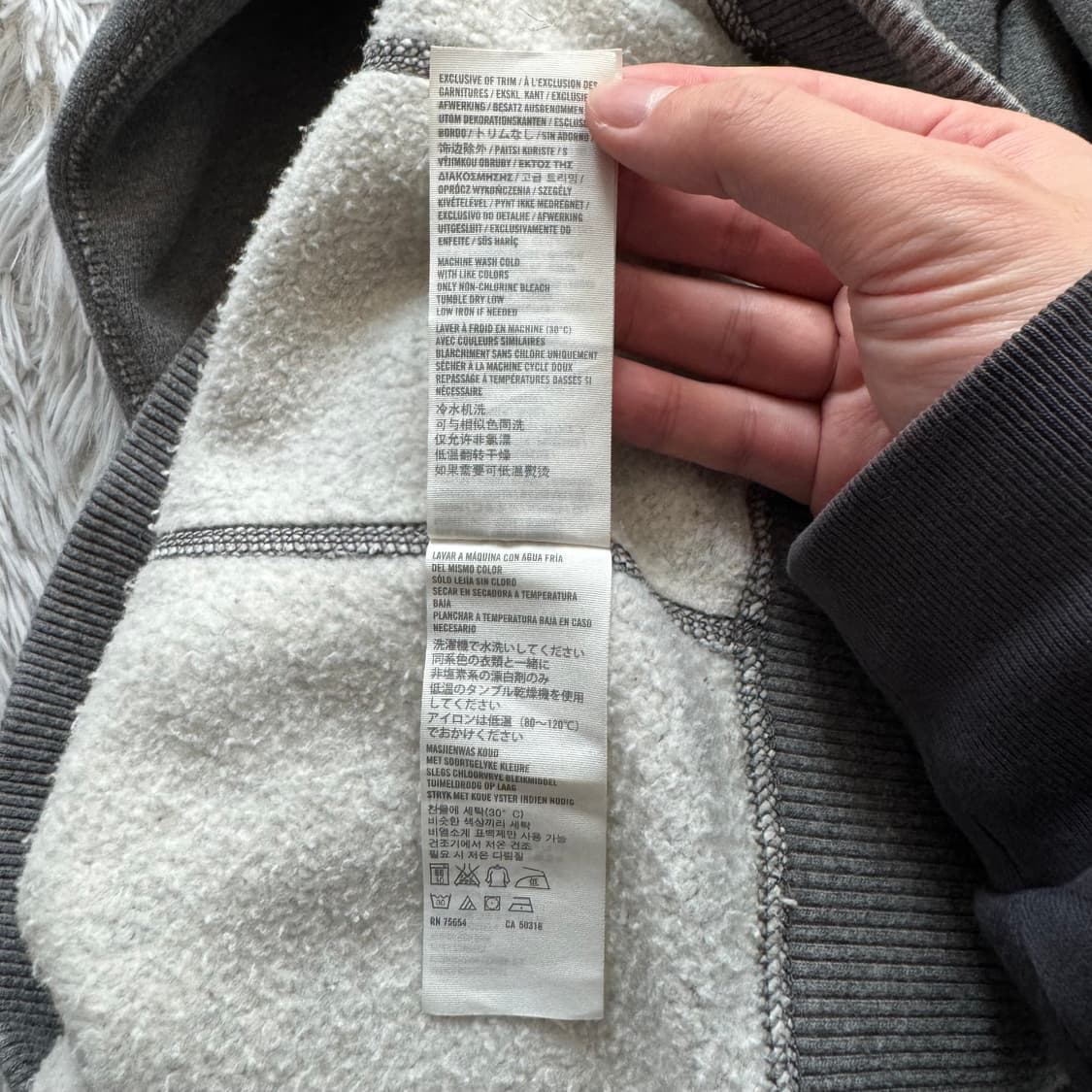 ABERCROMBIE 일본빈티지 후드집업 아베크롬비 후드집업 XL 105 상품이미지10