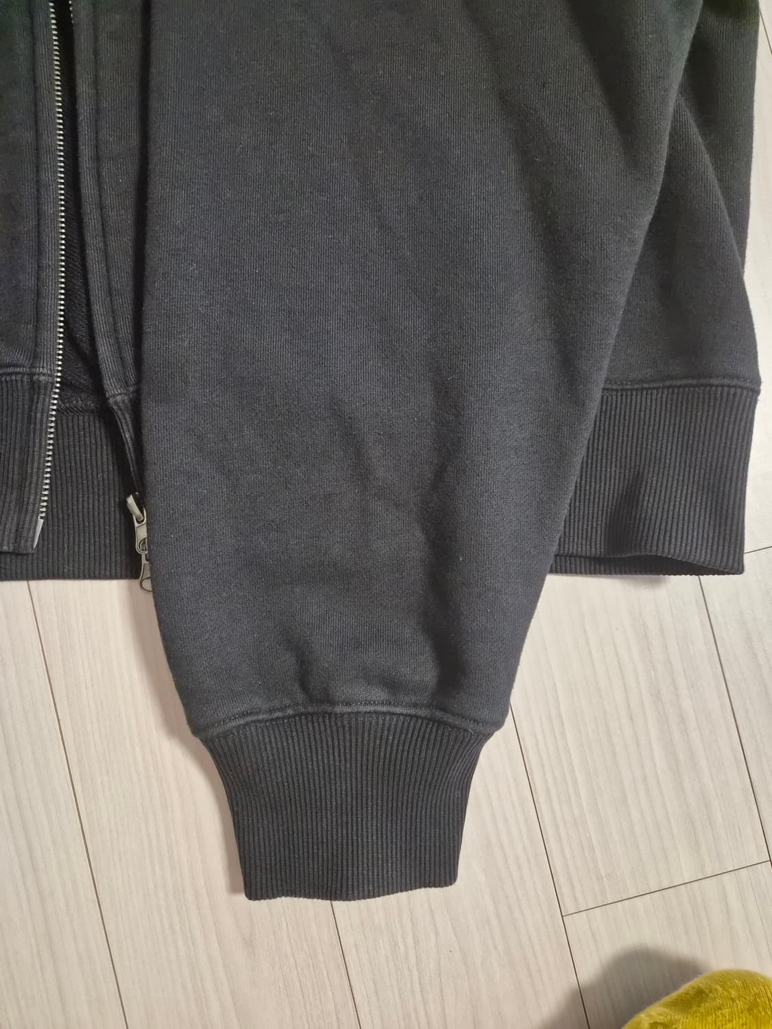 2WAY 스웻 후드 집업 (BLACK) 사이즈L 상품이미지8