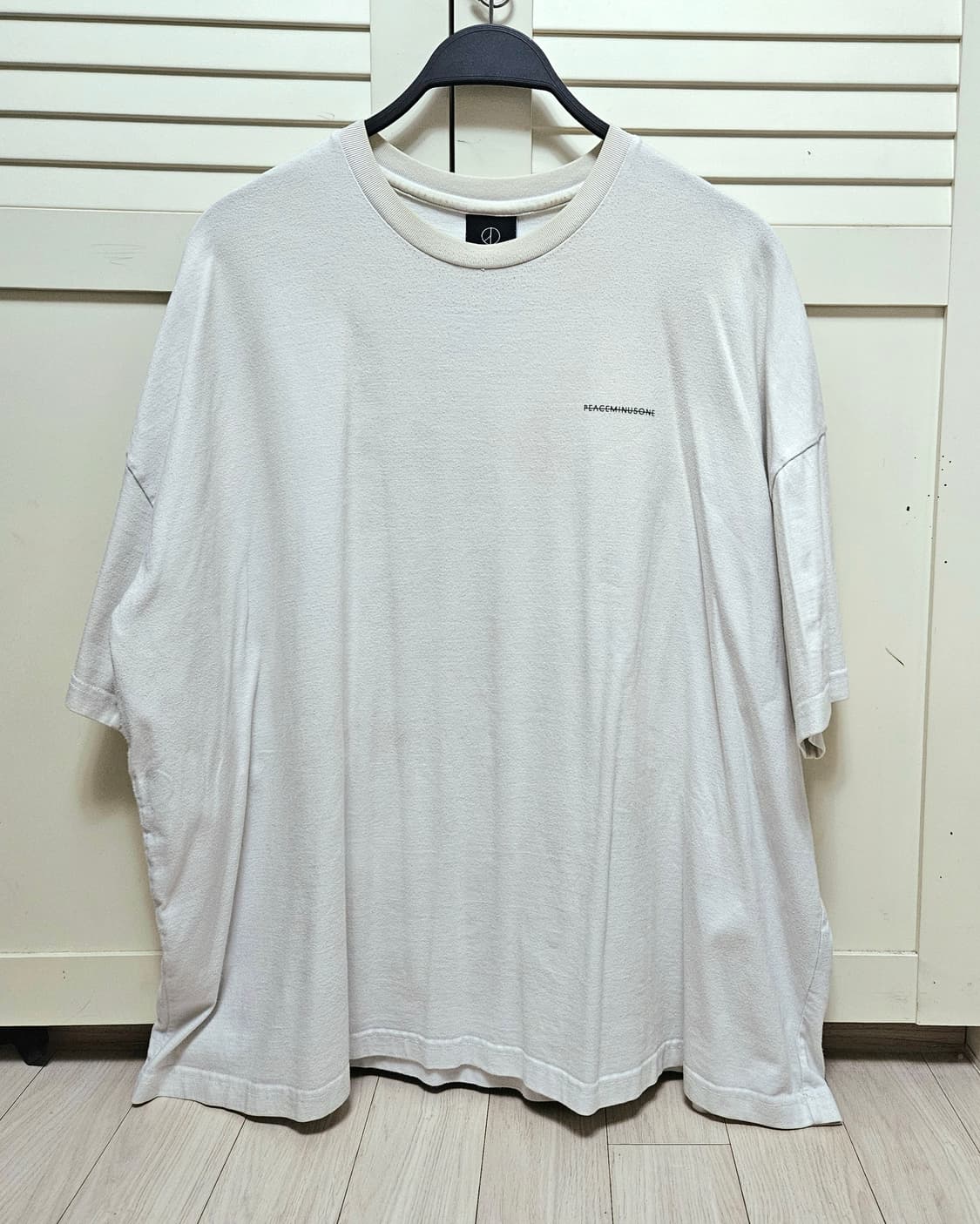 피스마이너스원 코튼 티셔츠 #1 화이트 상품이미지1