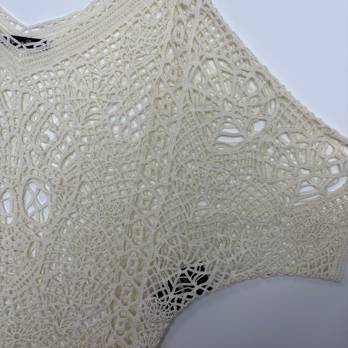 히스테릭글래머 해골 스컬 크로셰 니트 반팔 티셔츠 상품이미지3