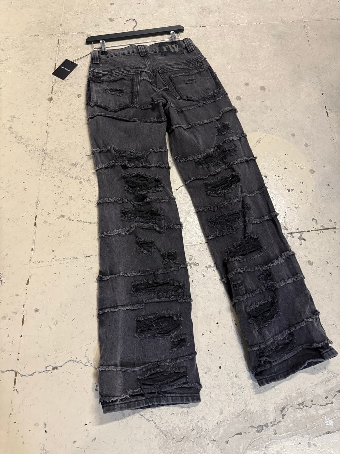 racer worldwide washed flag jeans 상품이미지6