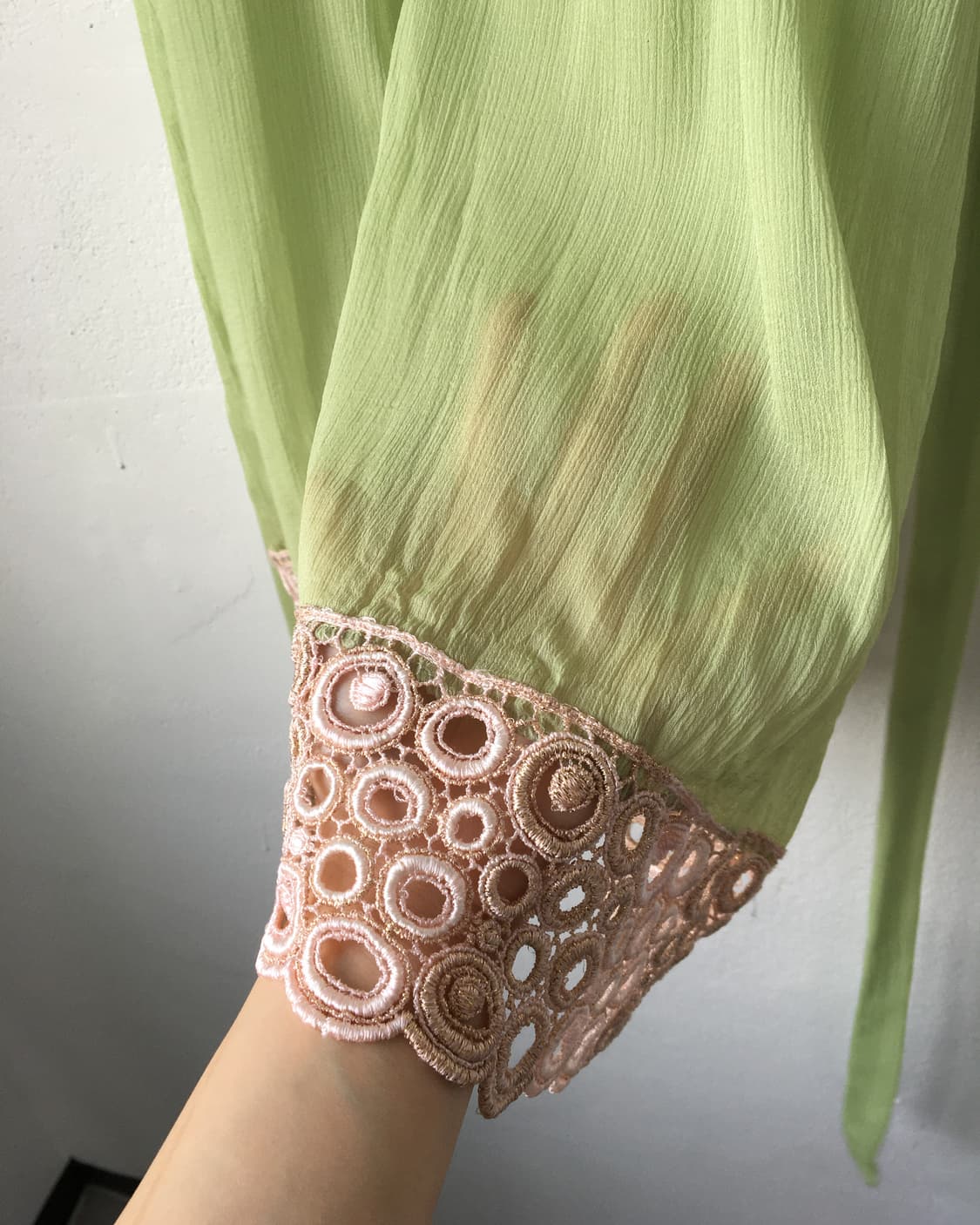 Punching point tied sleeveless 상품이미지5