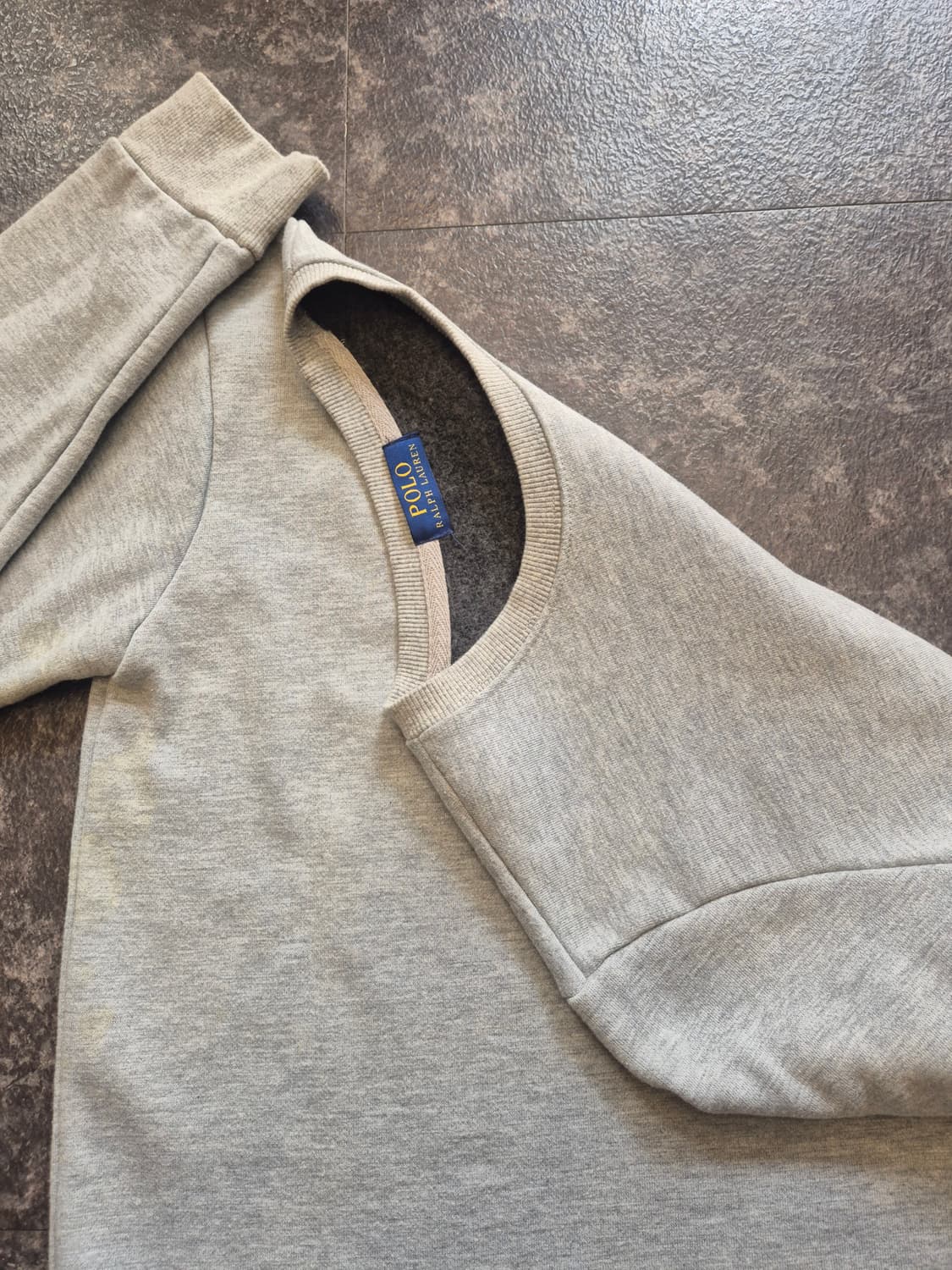 폴로 랄프로렌 기모 맨투맨 그레이 - M 상품이미지10