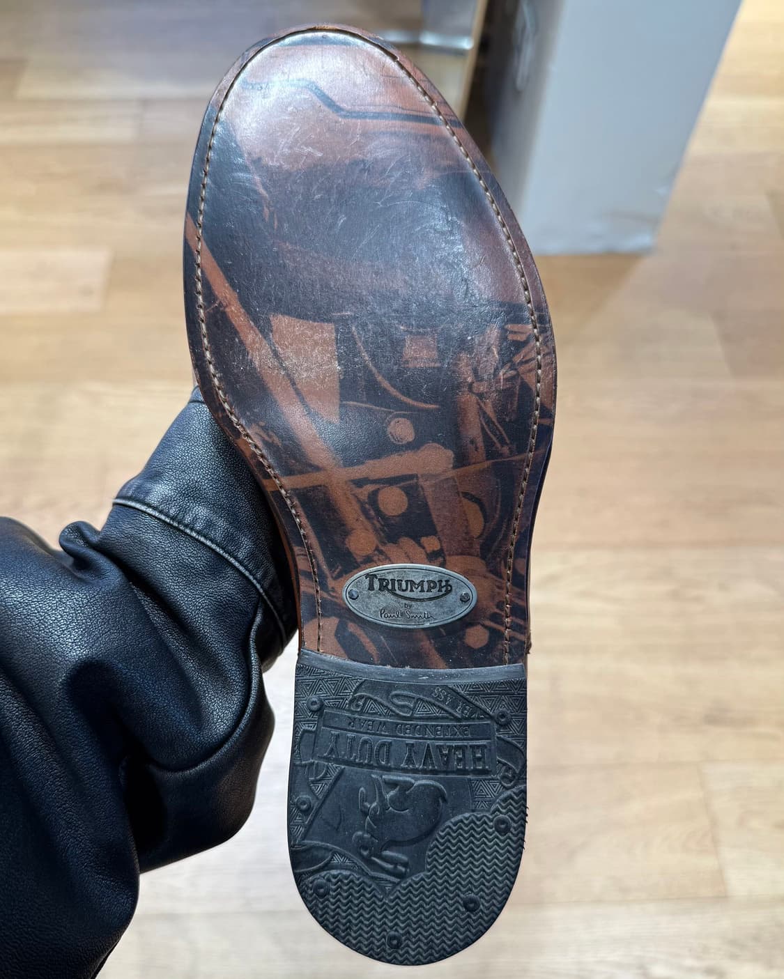 트라이엄프 by 폴 스미스 브라운 모터사이클 부츠  상품이미지7