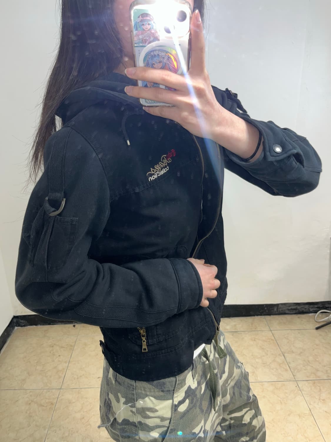 fubu 블랙 후드집업  상품이미지5