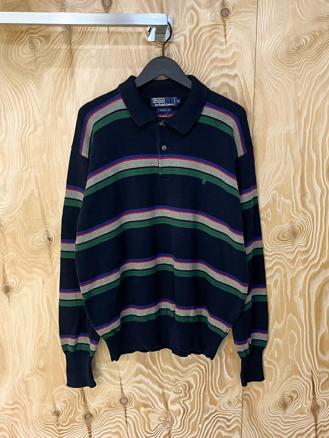 폴로랄프로렌 멀티 스트라이프 카라넥 니트 상품이미지2