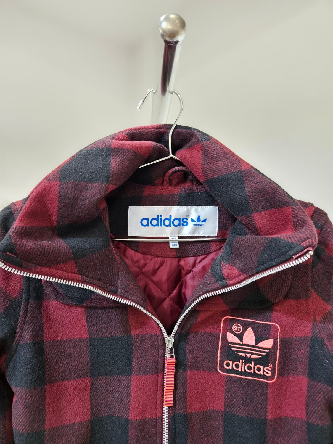 아디다스 울 체크 자켓 상품이미지3