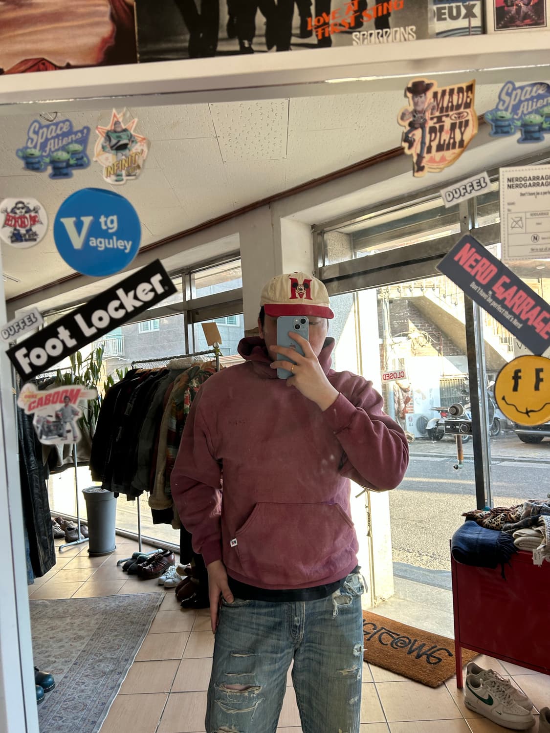 90‘s USA 러셀 크레이지 페이드 후디 상품이미지10