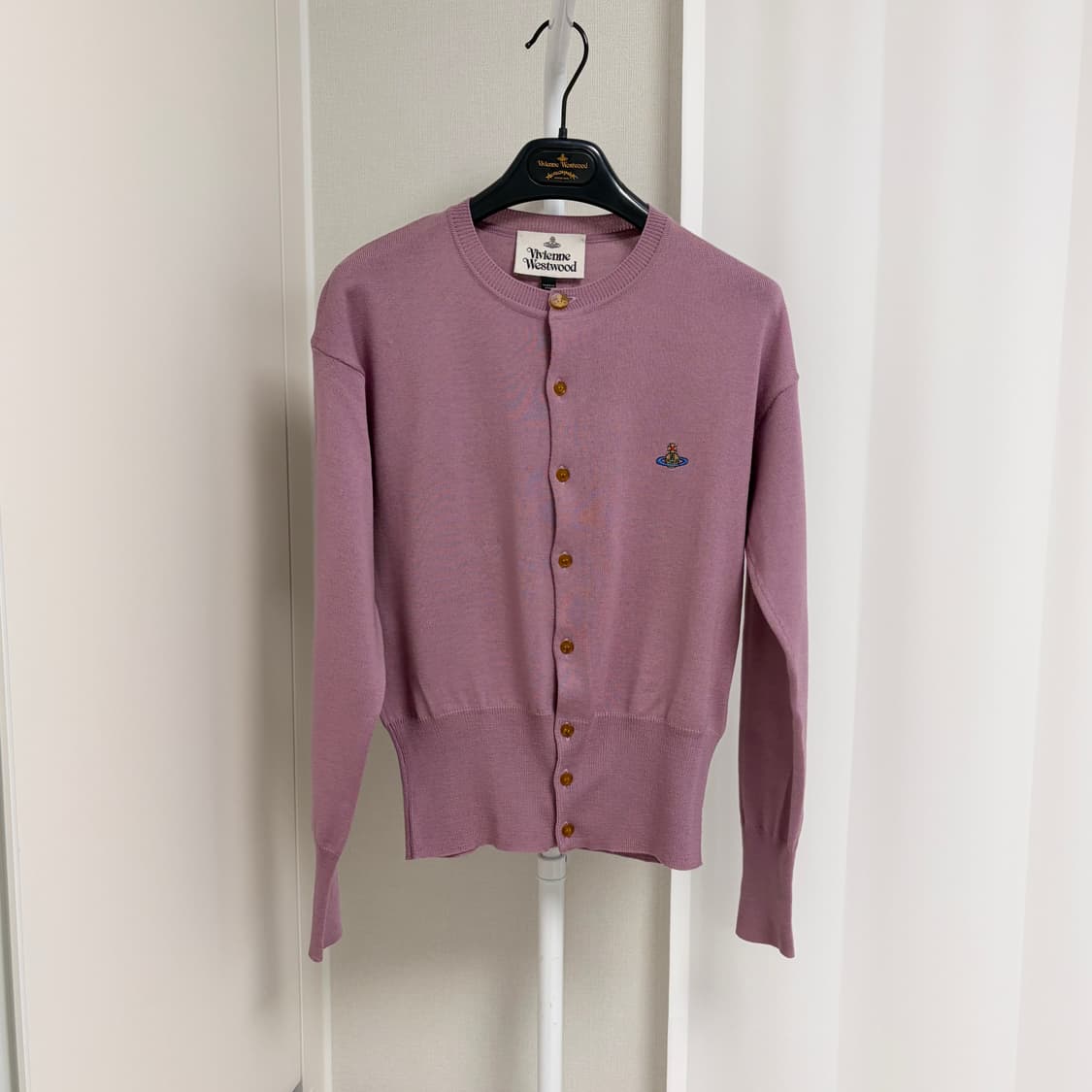 비비안웨스트우드 임포트 퍼플 울 가디건 상품이미지1