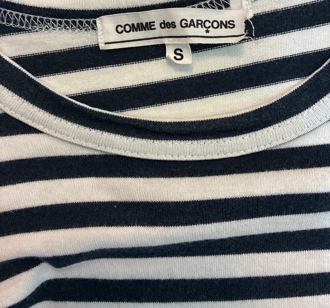 꼼데가르송 스트라이프 티셔츠 S 상품이미지3