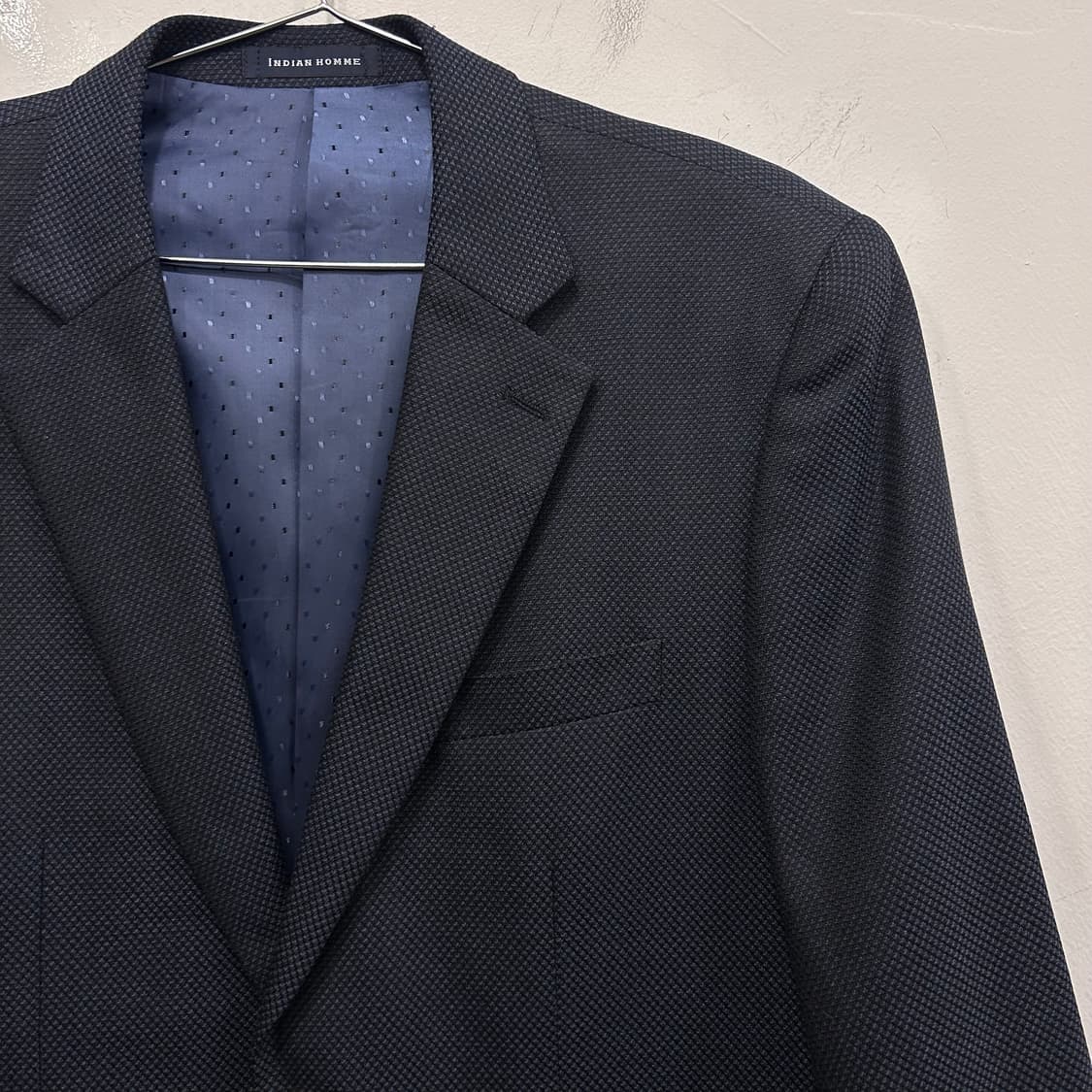 인디안옴므 와플 코튼 오버핏 투버튼 블레이져 상품이미지1