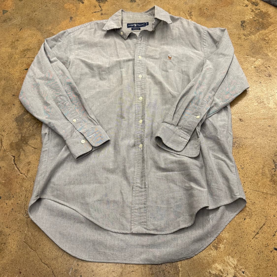 [정품] 폴로 랄프로렌 긴팔 셔츠 그레이 b16 상품이미지2